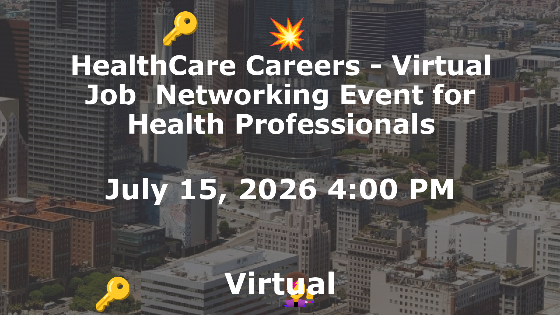 HealthCare Careers - Virtual Job  Networking Event for Health Professionals event image